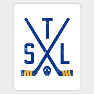 STL Retro Sticks - White Sticker